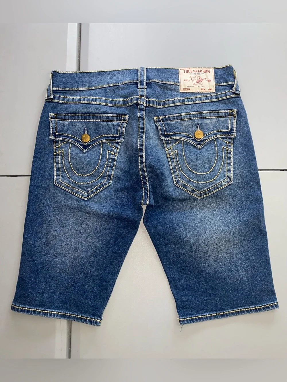 True Religion Rocco Relaxed Skinny Denim Shorts